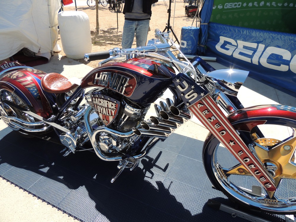 Geico Military Tribute Bike, COTA, Austin, Texas