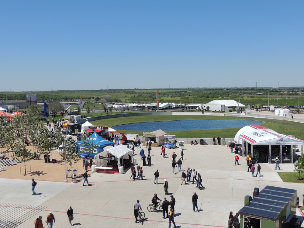 View from seats, Turn 15, COTA, Austin, Texas