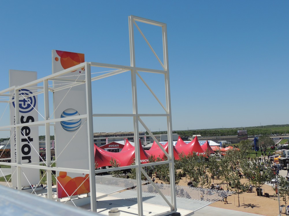 View from seats, Turn 15, COTA, Austin, Texas