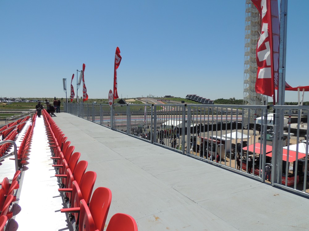 Best seats in the house, COTA, Austin, Texas
