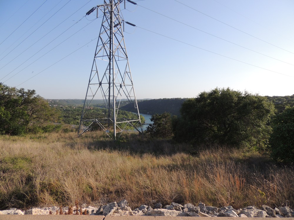 At Mansfield Dam, Texas