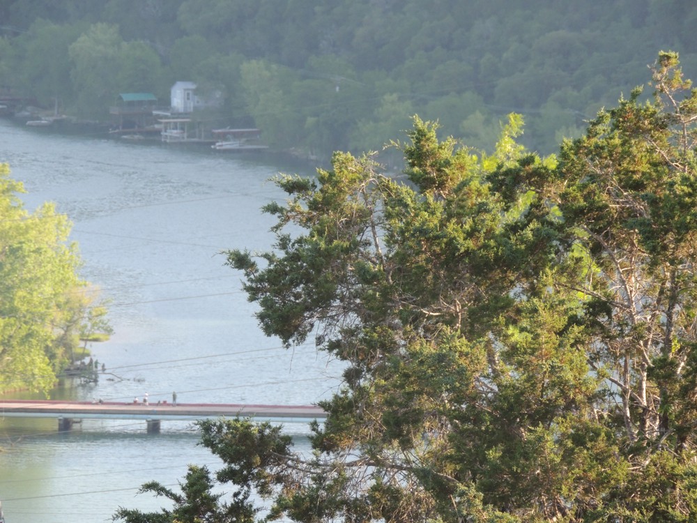 At Mansfield Dam, Texas