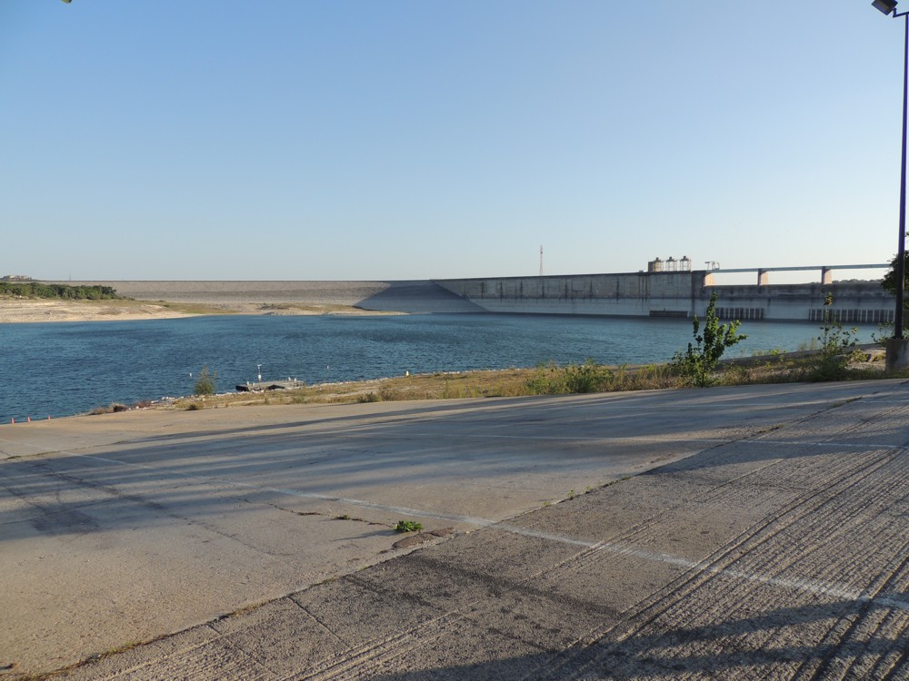 At Mansfield Dam, Lake Travis, Texas