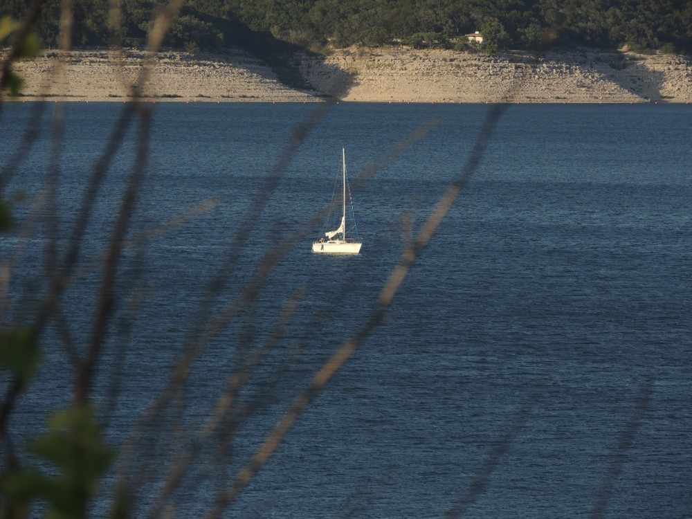 At Mansfield Dam, Lake Travis, Texas