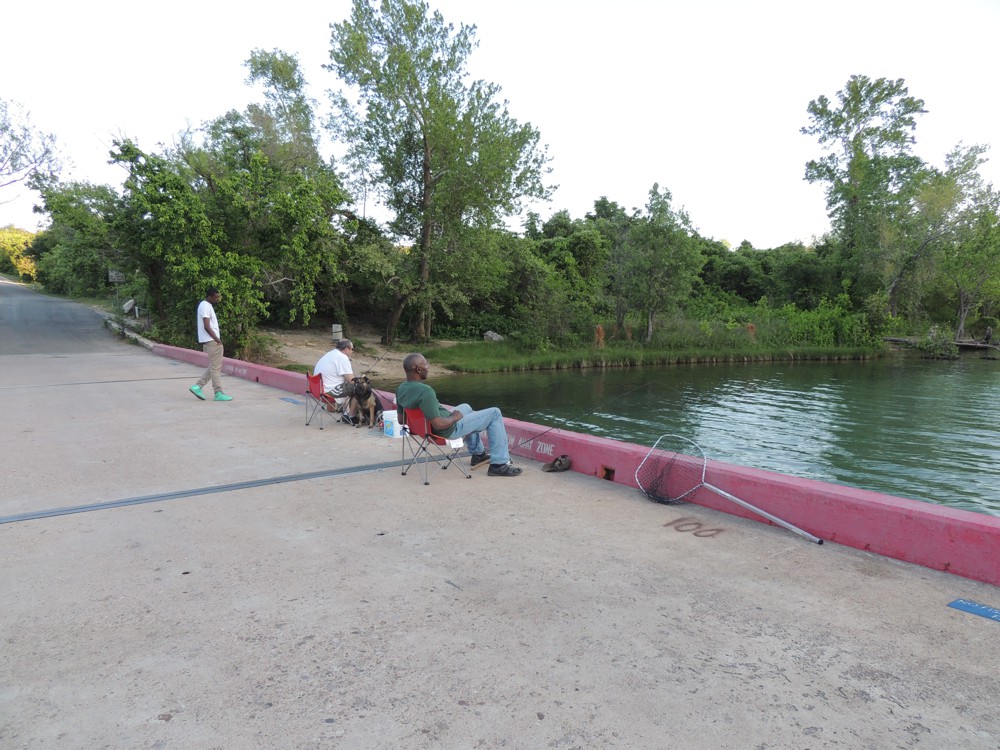 Low River Crossing, Mansfield Dam, Texas