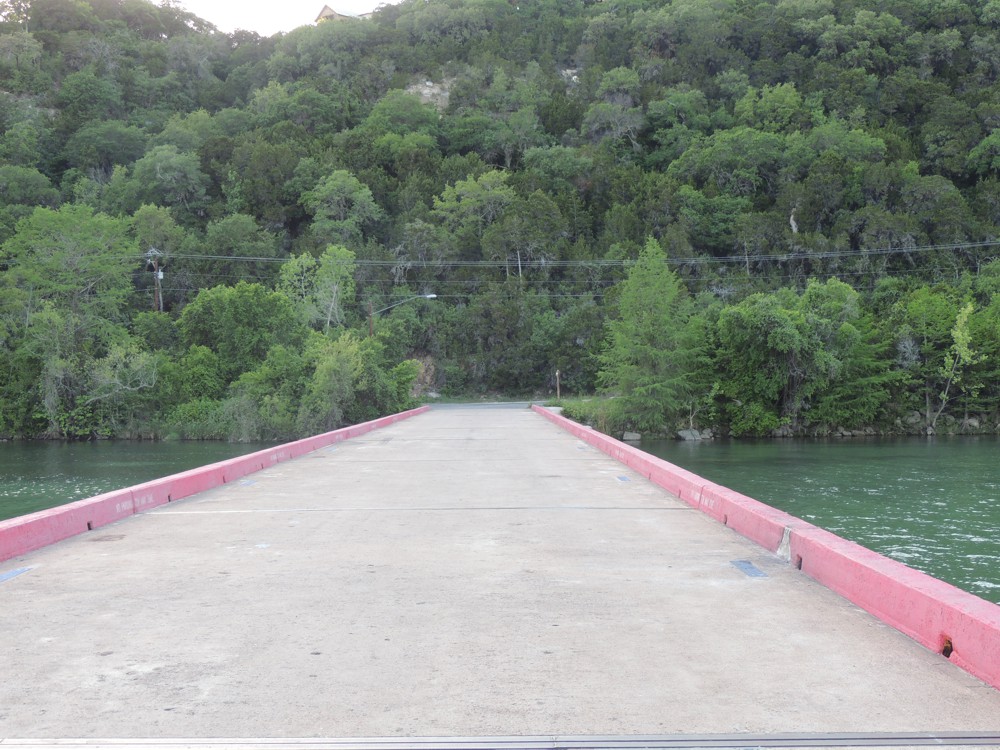 Low River Crossing, Mansfield Dam, Texas