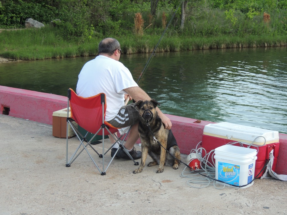 Low River Crossing, Mansfield Dam, Texas