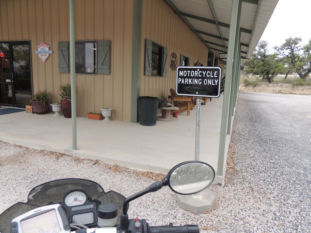 Frio Canyon Motorcycle Stop, Leakey, Texas